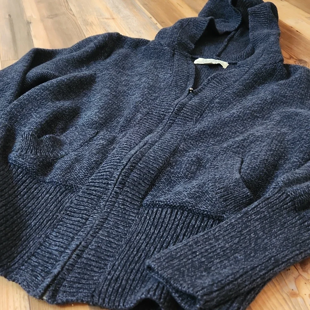 Cabela's Navy Blue Zip-Up Sweater - Picture 3 of 6